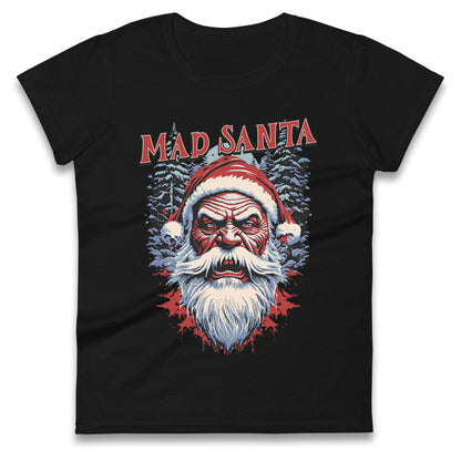 Mad Santa Ladies T Shirt