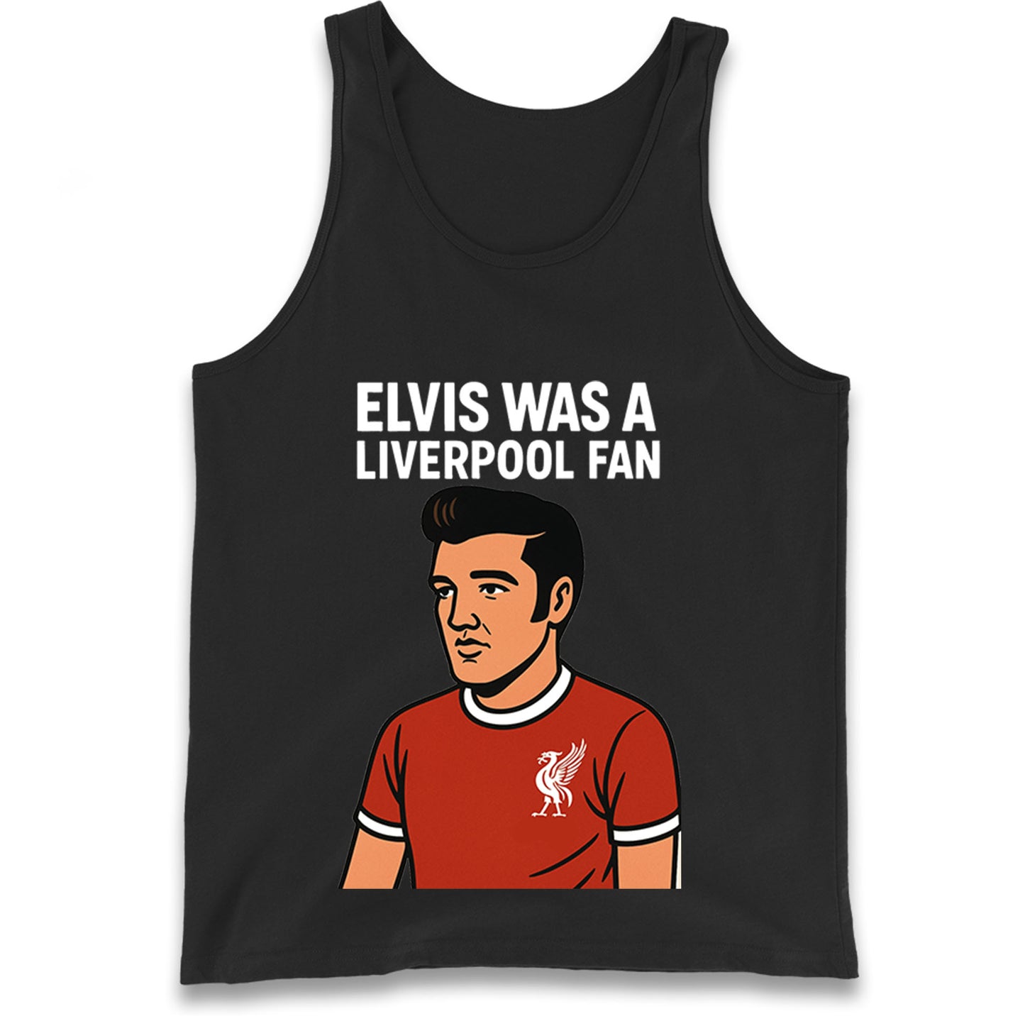 Elvis Presley Liverpool Football Tank Top