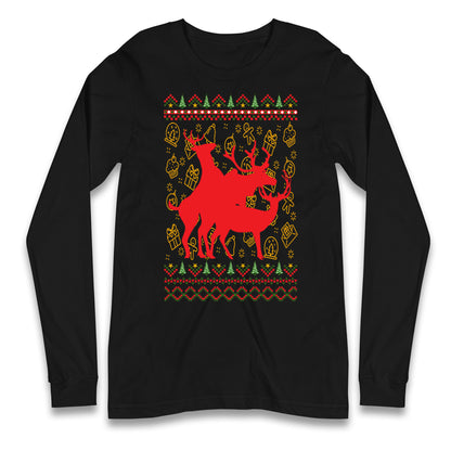 Reindeer Making Fun Christmas T Shirt