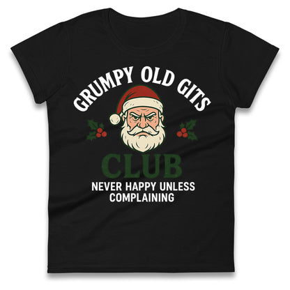 Grumpy Christmas Ladies T Shirt