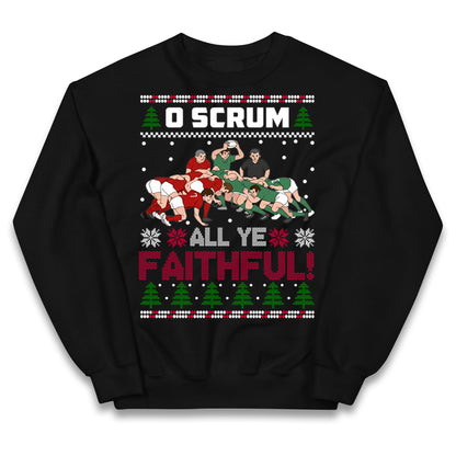 O Come All ye Faithfull Kids Jumper