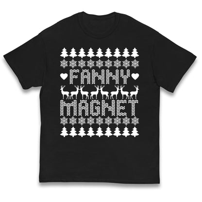 Fanny Magnet Christmas Kids T Shirt 