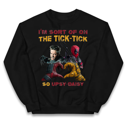 I'm Sort of on The Tick Tick so Upsy Daisy Kids Jumper