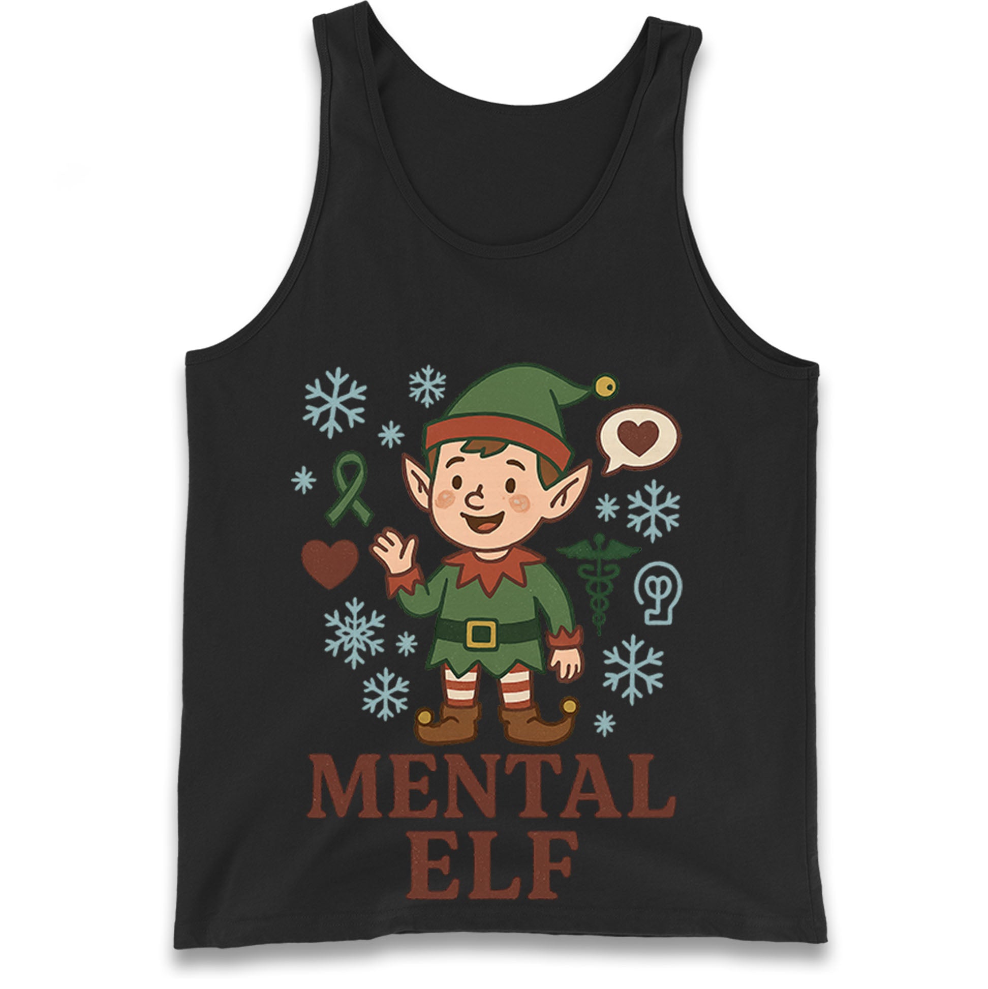 Mental Health Christmas Tank Top