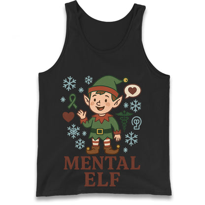 Mental Health Christmas Tank Top