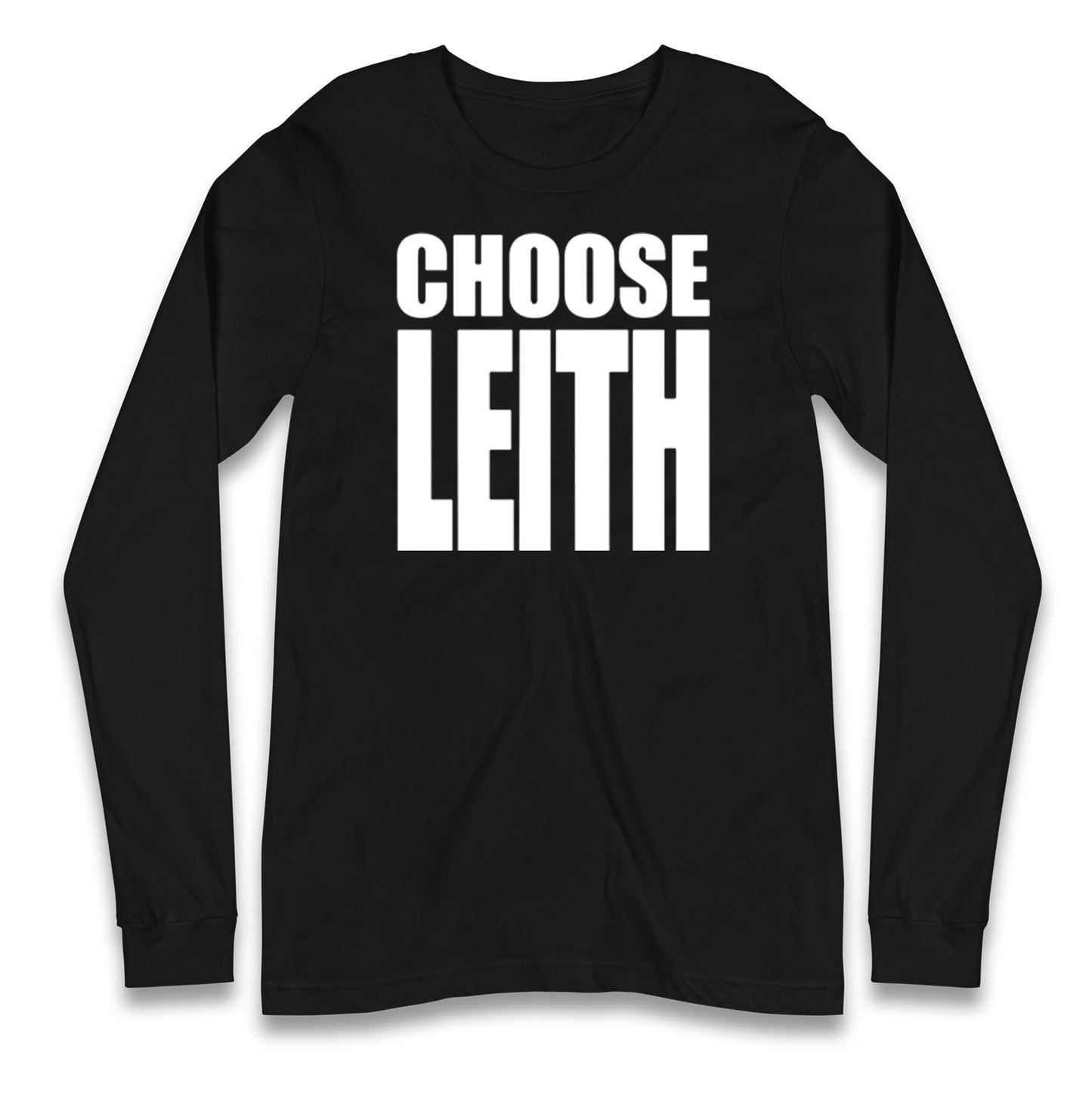 Hibs FC Choose Leith Football Longsleeve T Shirt