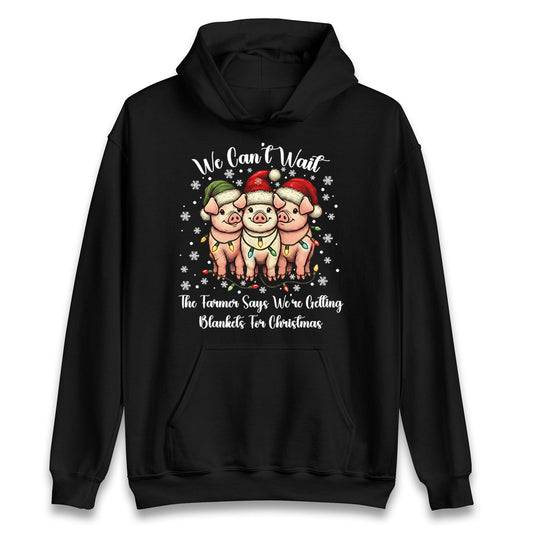 Three Pigs Christmas Hoodie