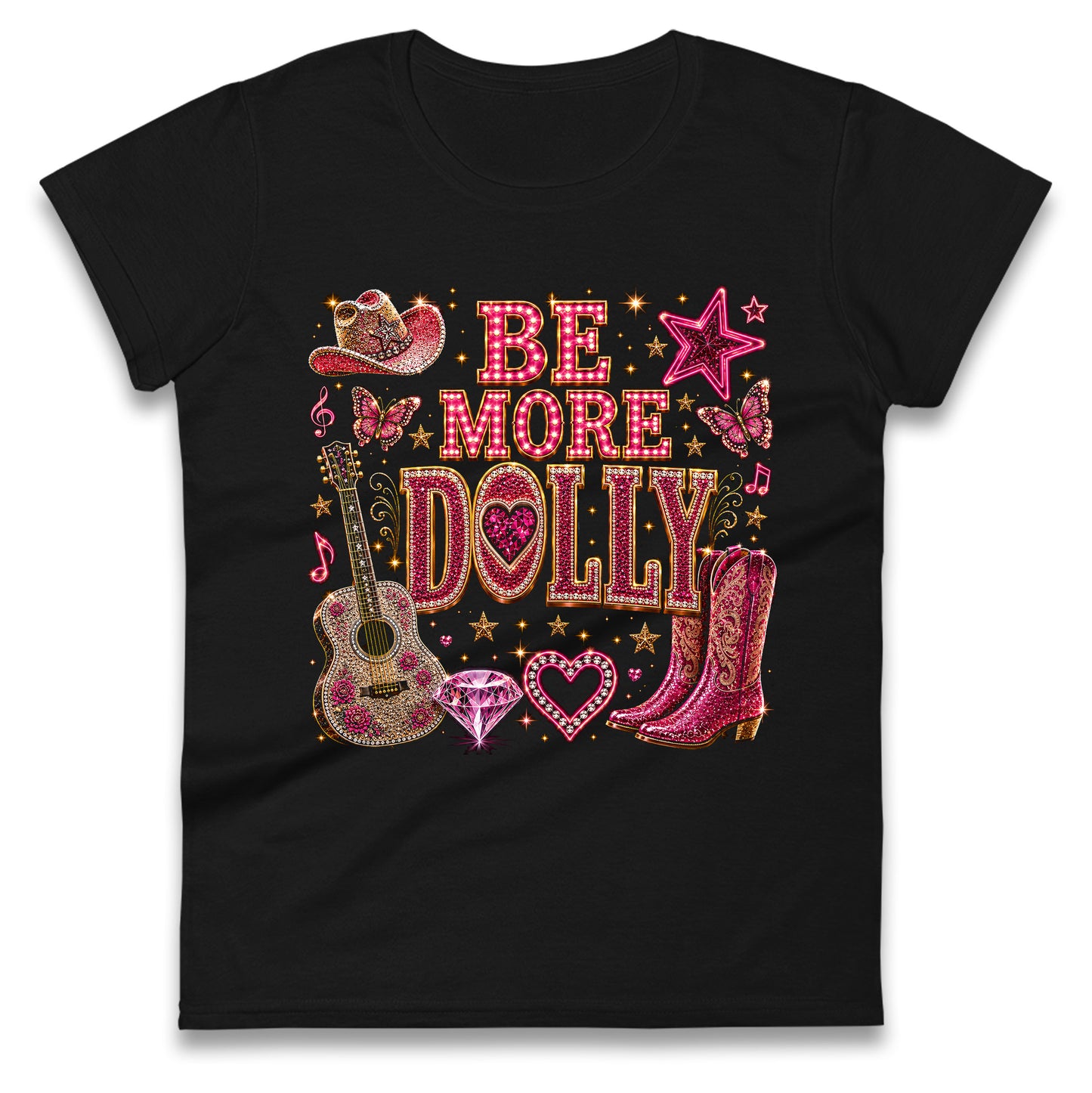 Be More Dolly Ladies T Shirt