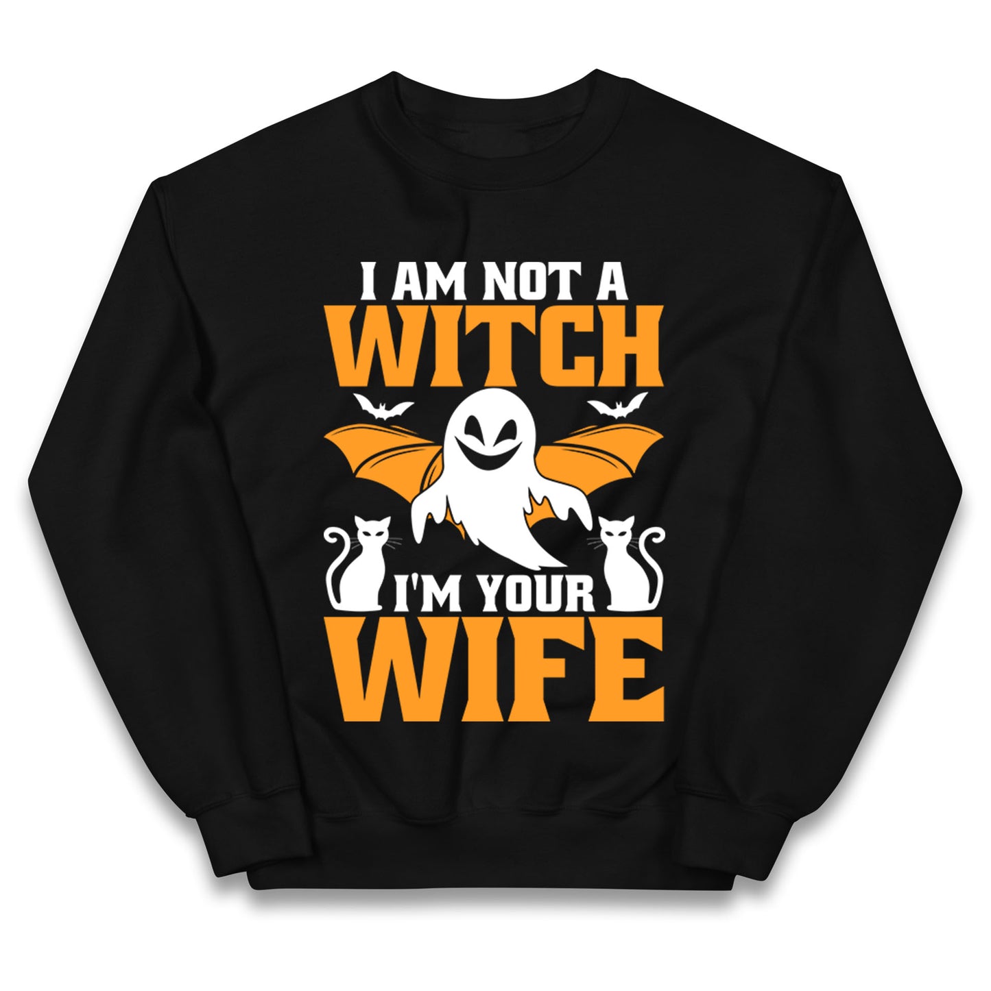 Im Not A Witch Im Your Wife Halloween Jumper
