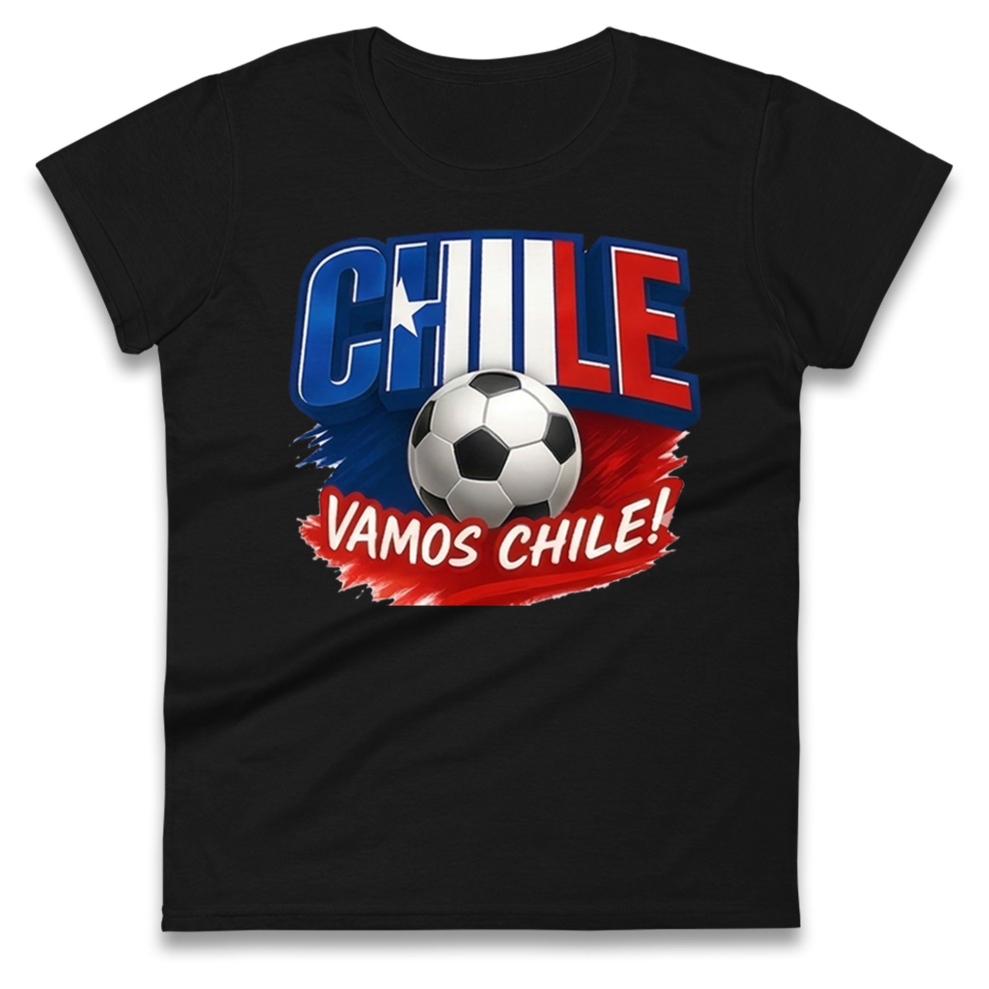 Chile Retro World Cup Ladies T Shirt 