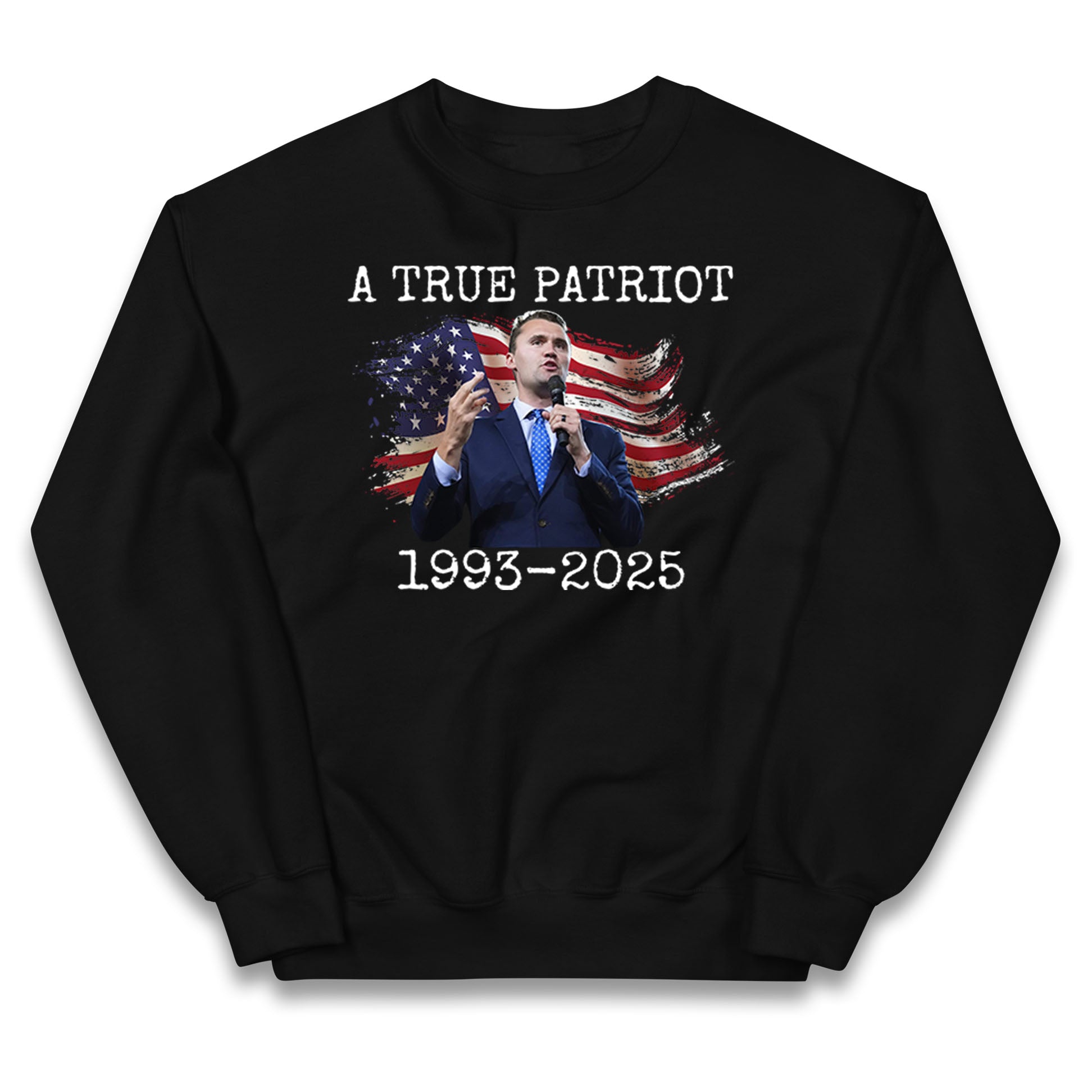 Charlie Kirk Tribute Kids Jumper