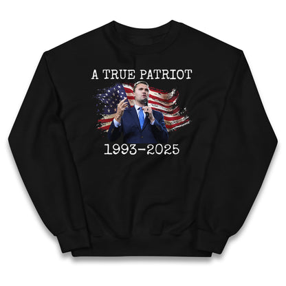 Charlie Kirk Tribute Kids Jumper