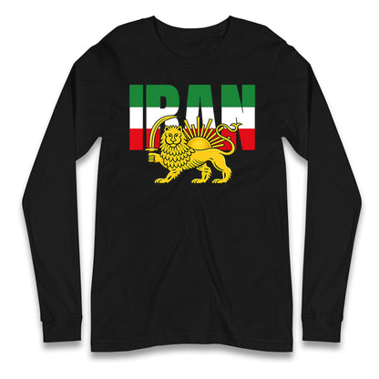 Iran Flag Longsleeve T Shirt