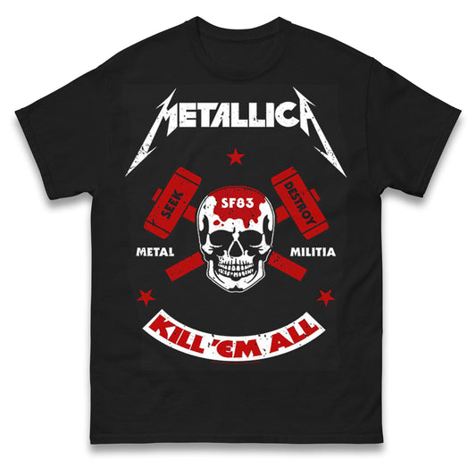Metallica Seek Destroy T Shirt
