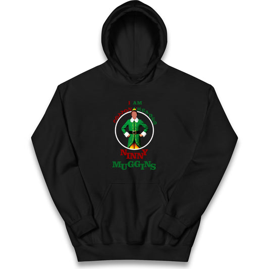 Christmas Patrick Baynham Elf Kids Hoodie
