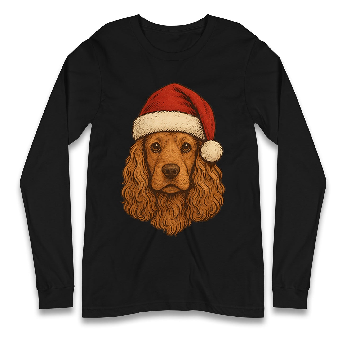 Cocker Spaniel Christmas Longsleeve T Shirt