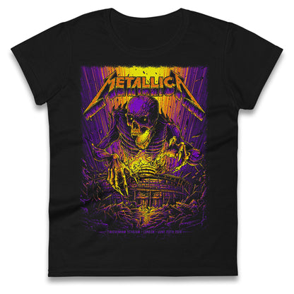 Metallica Twickenham Stadium Ladies T Shirt