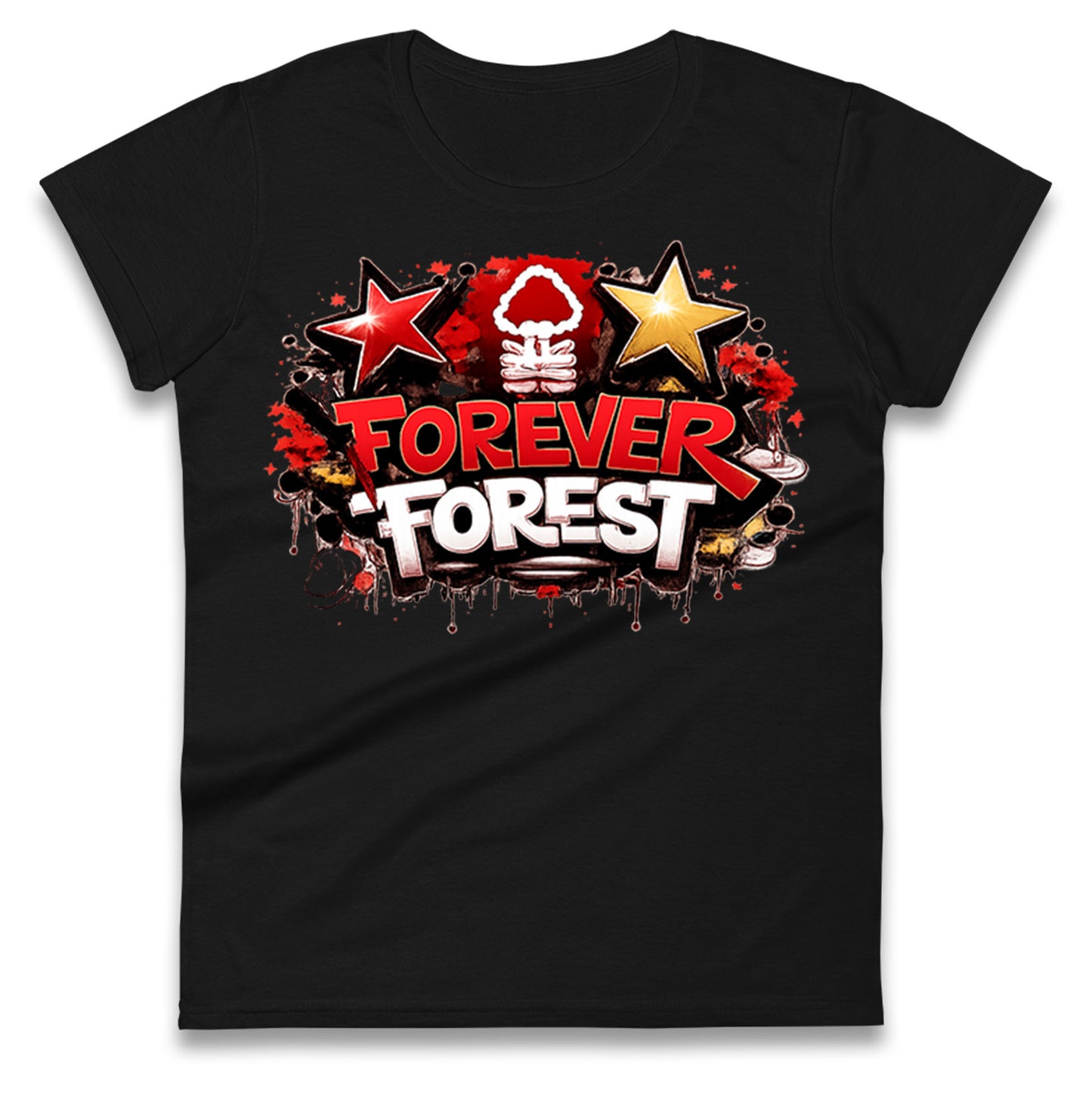 Forever Forest Football Ladies T Shirt