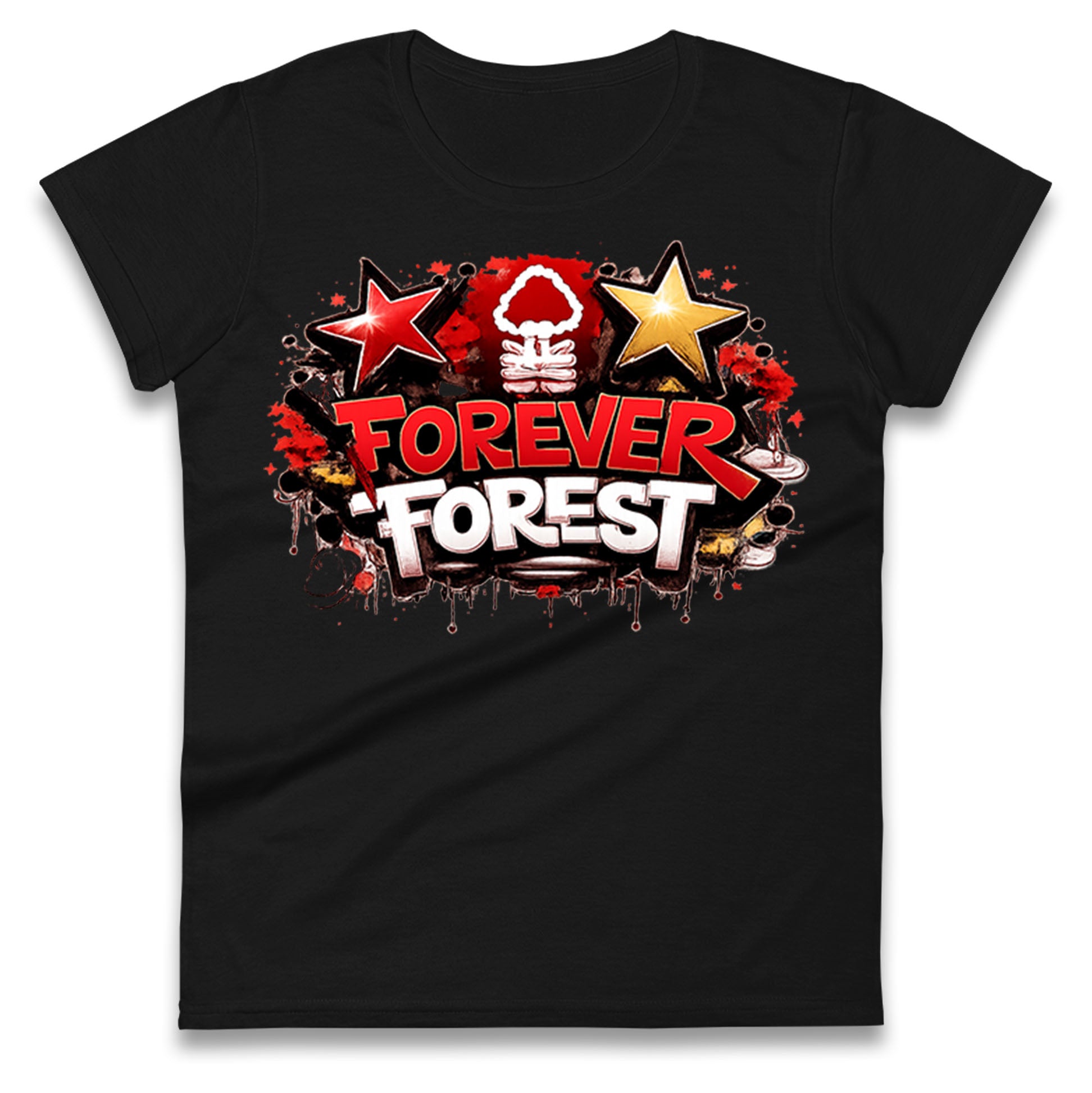 Forever Forest Football Ladies T Shirt