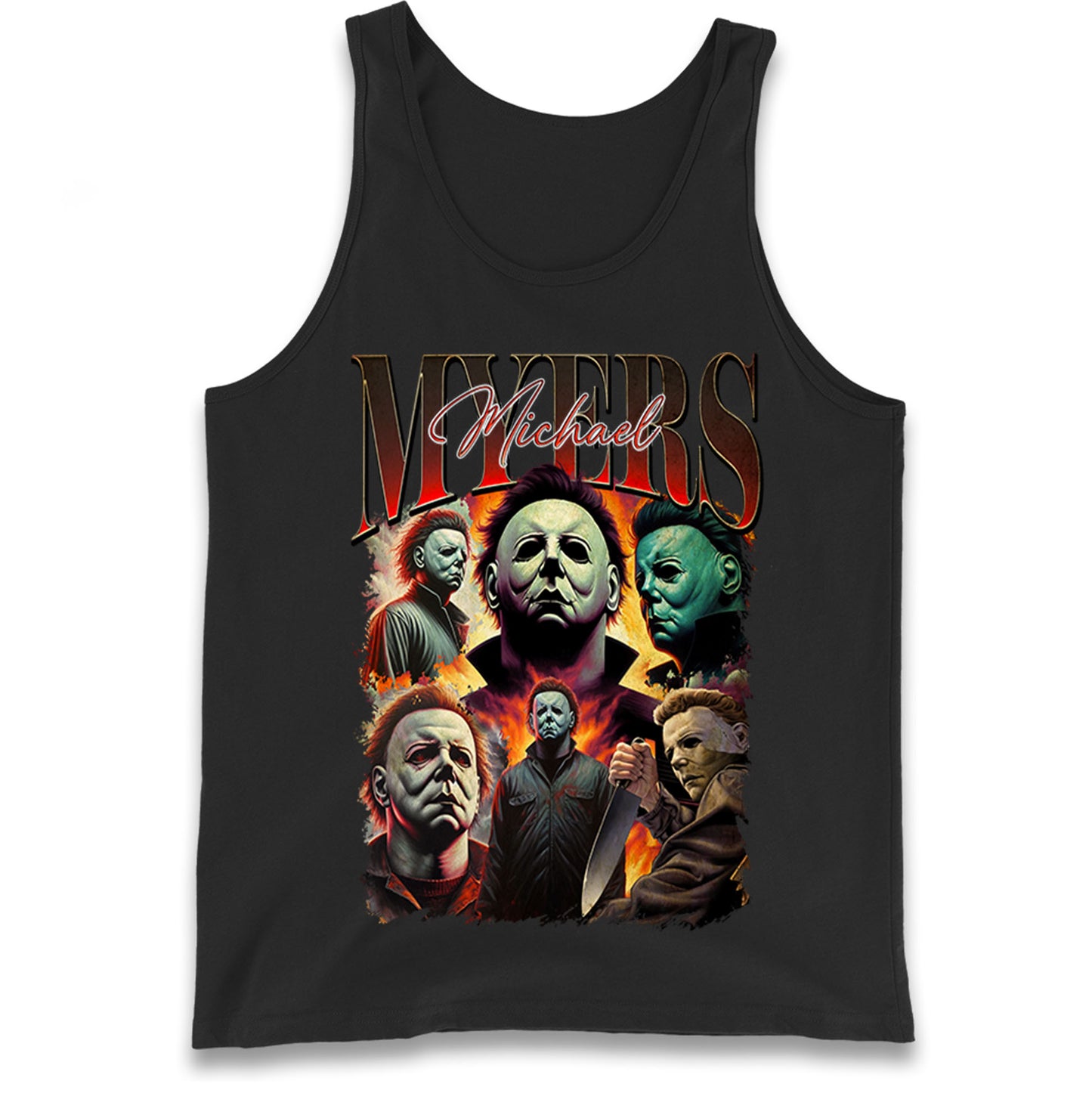 Michael Myers Bootleg Halloween Tank Top