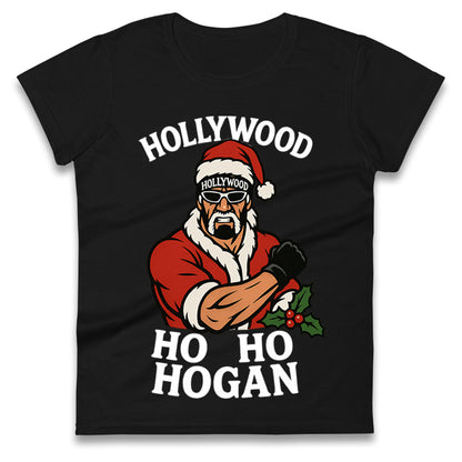 Hulk Hogan Christmas Ladies T Shirt 