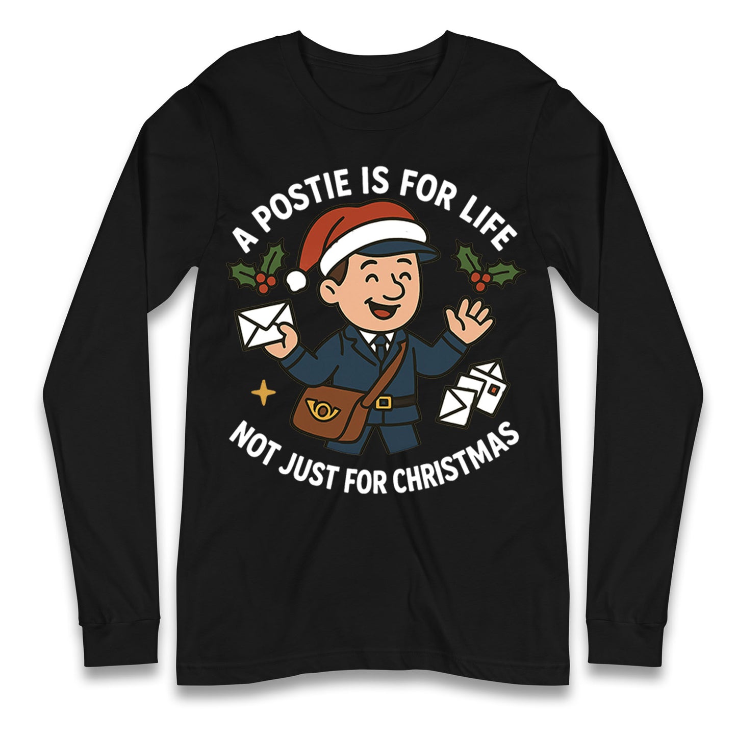 Postie Christmas Longsleeve T Shirt