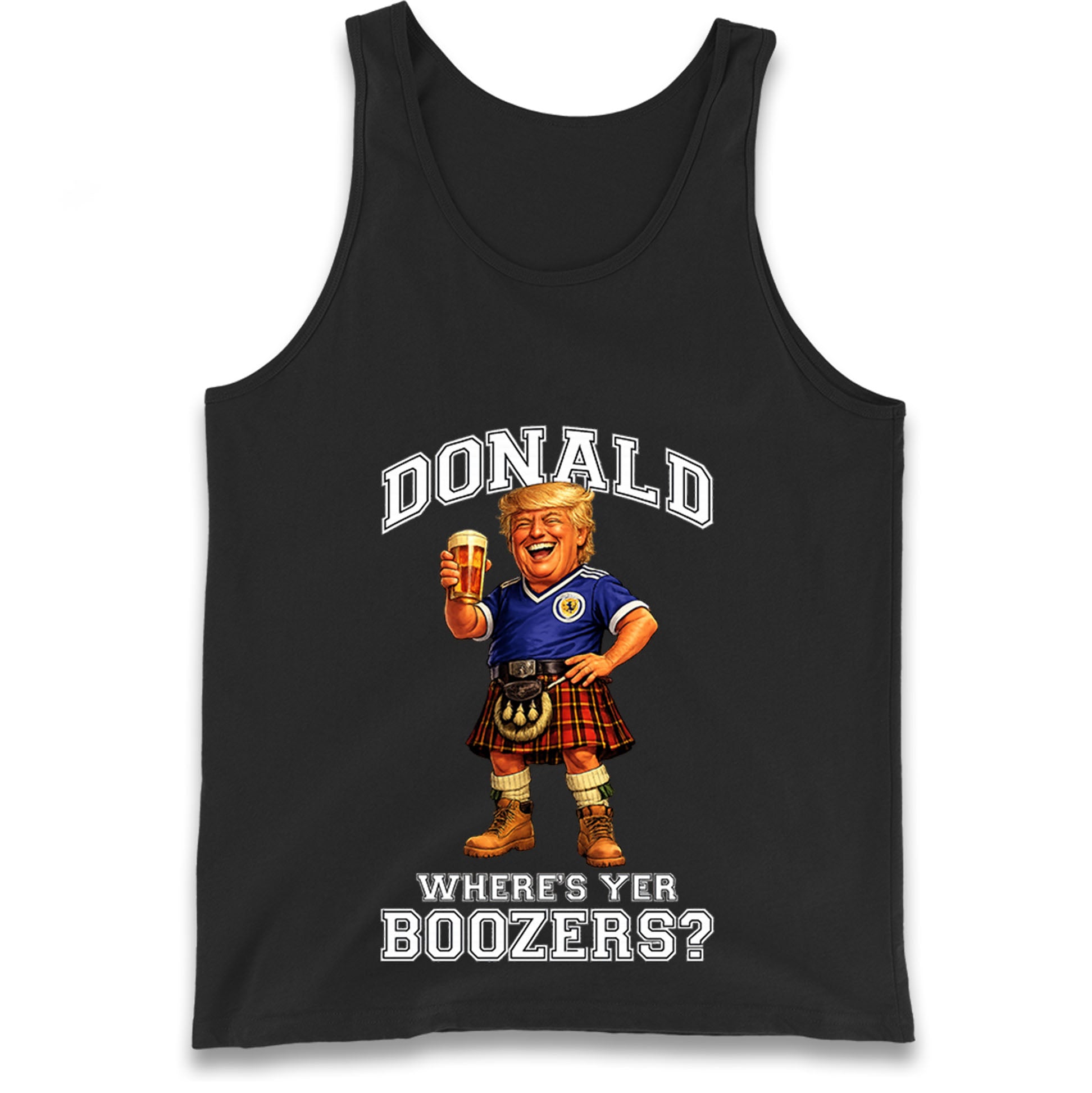 Donald Trump Scotland World Cup Tank Top