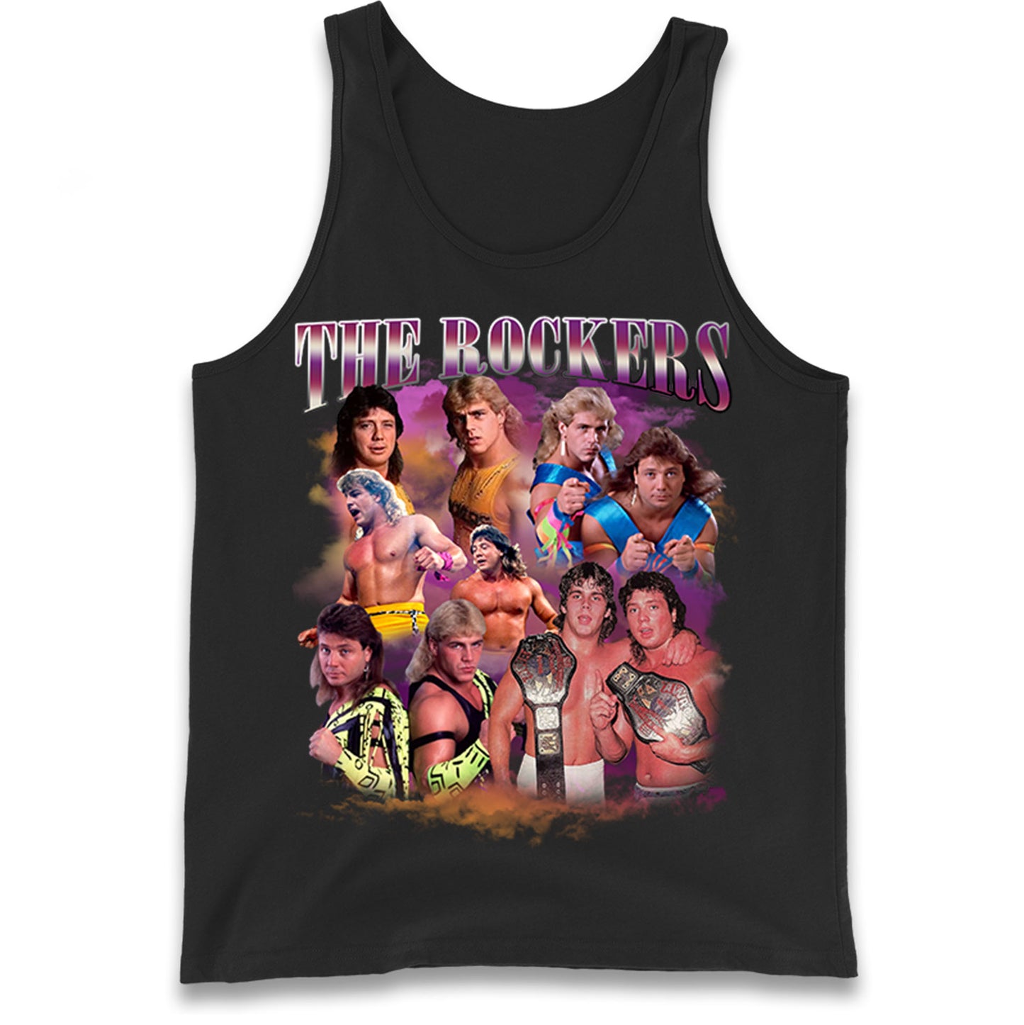 Retro The Rockers Bootleg Wrestling Tank Top
