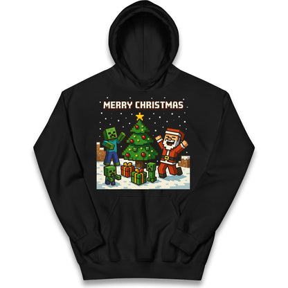 Minecraft Christmas Kids Hoodie