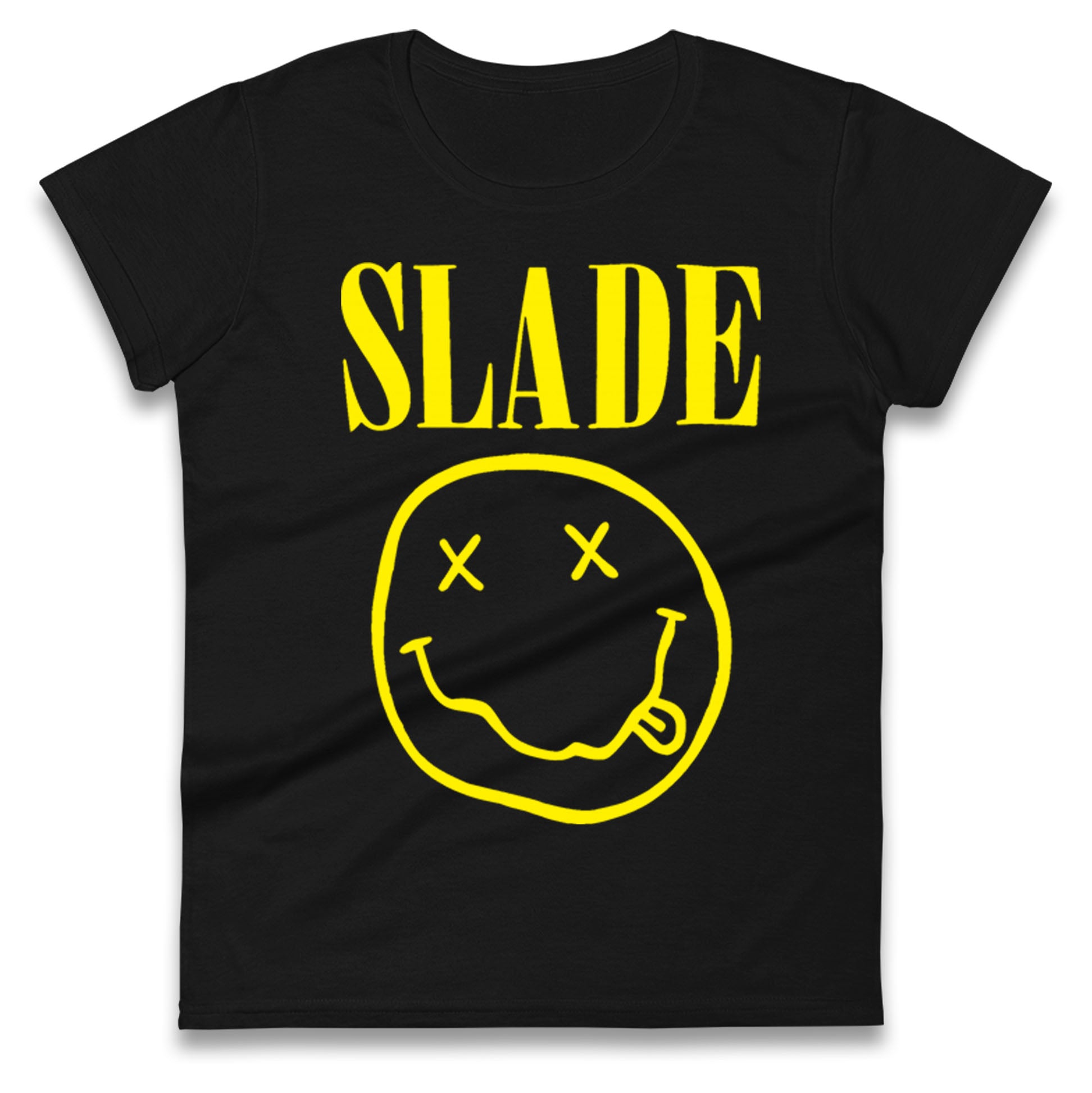 Classic Slade Nirvana Robbie Williams Ladies T Shirt