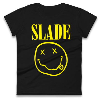 Classic Slade Nirvana Robbie Williams Ladies T Shirt