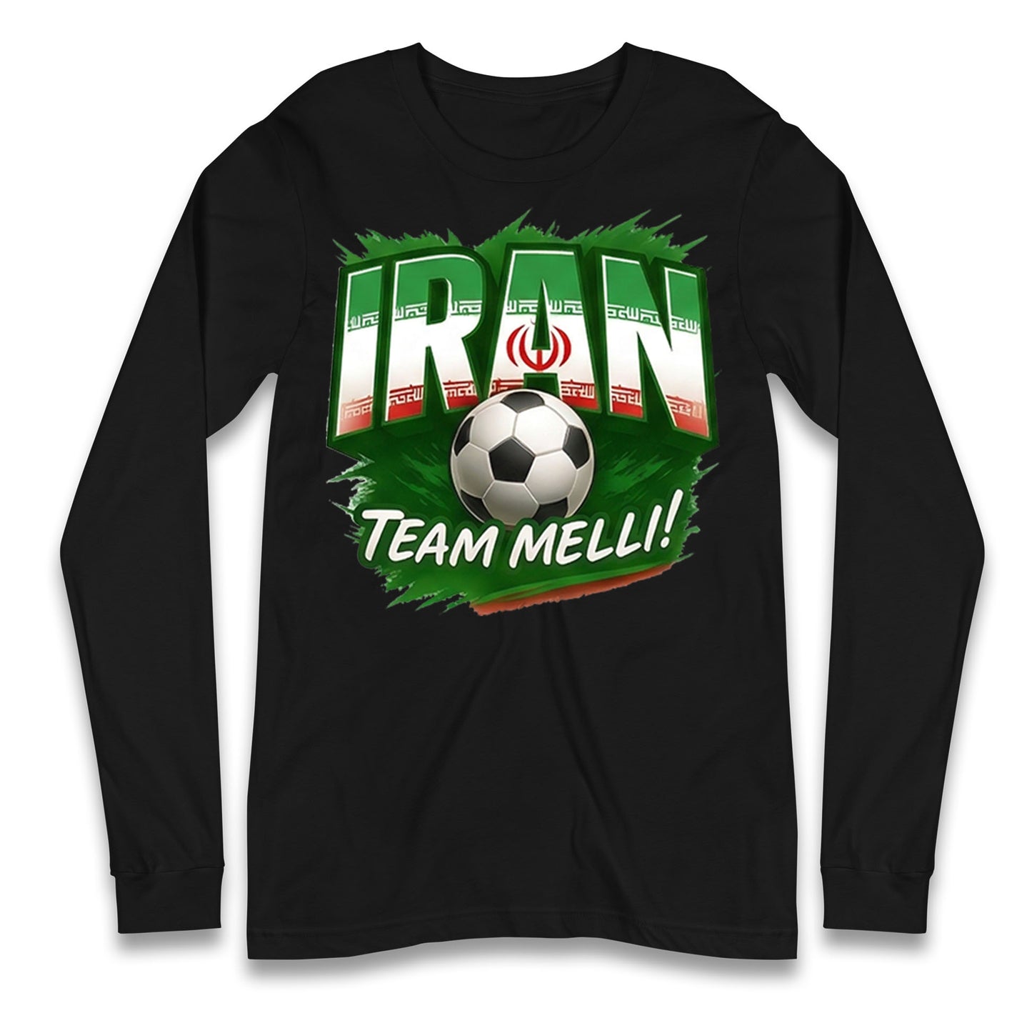 Iran Retro World Cup Longsleeve T Shirt