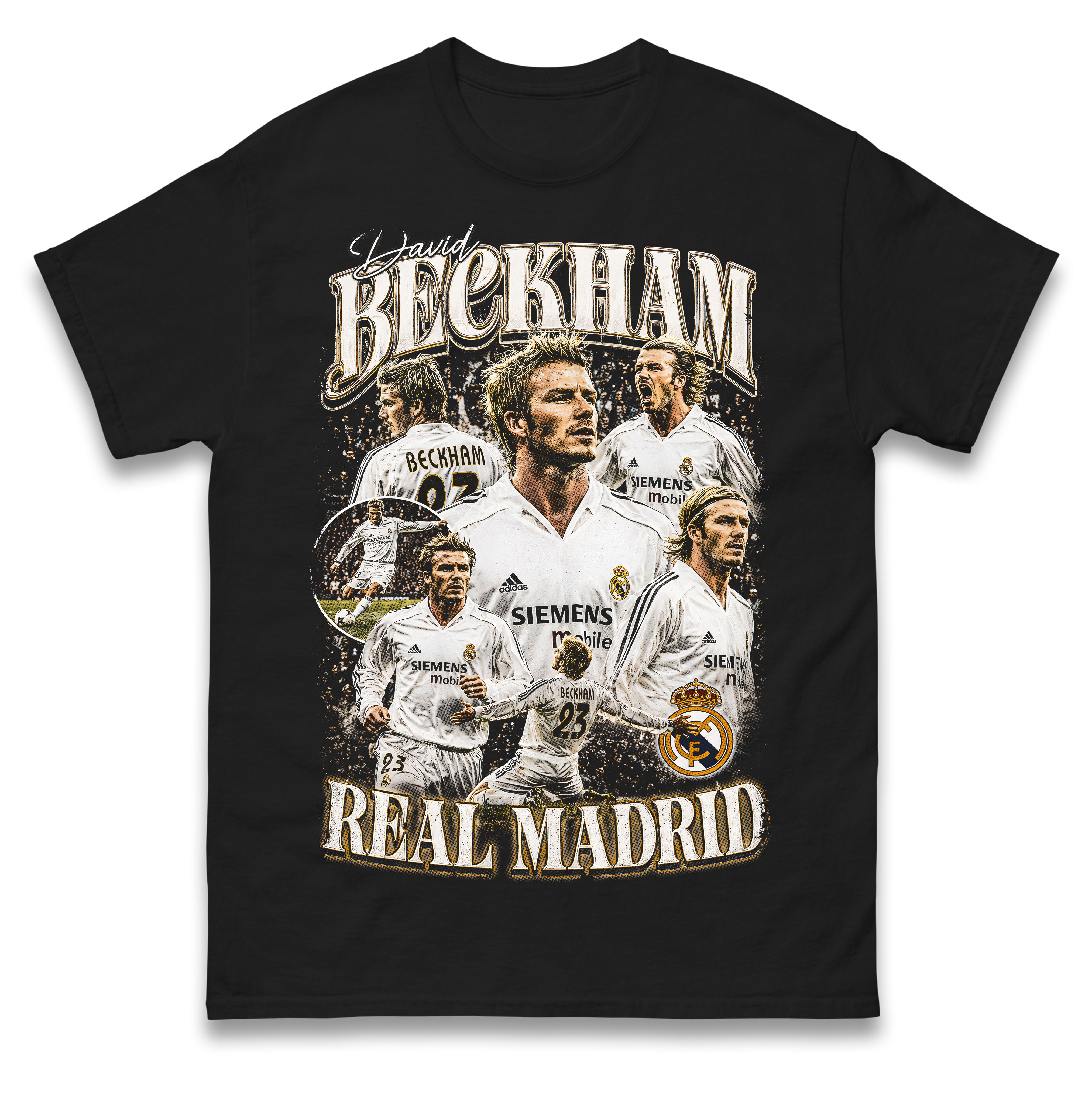 David Beckham Bootleg T Shirt | Buy England Footballer Clothes