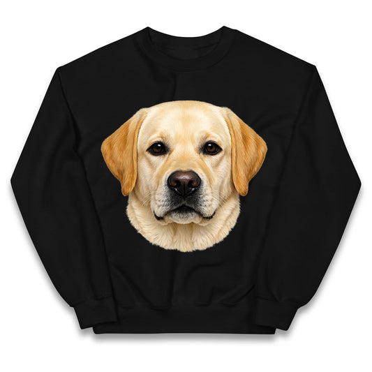 Labrador Dog Face Kids Jumper