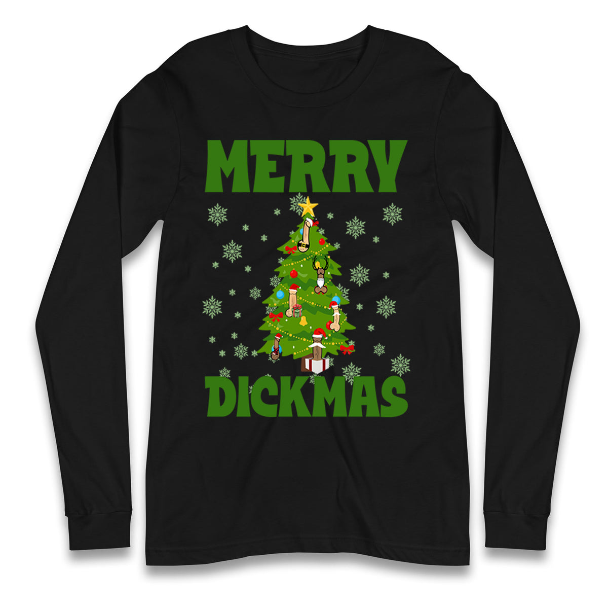Merry Dickmas Funny Christmas T Shirt