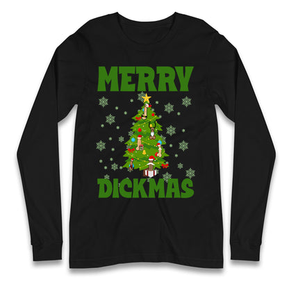 Merry Dickmas Funny Christmas T Shirt