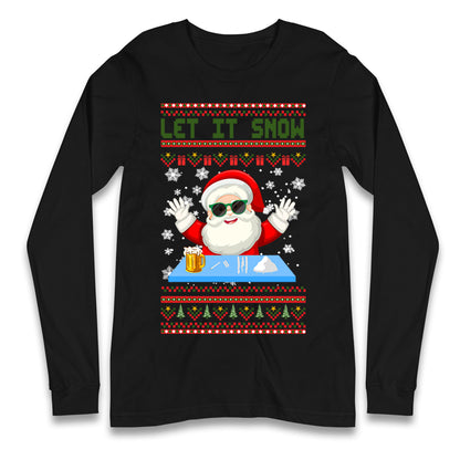 Santa Claus Christmas Longsleeve T Shirt