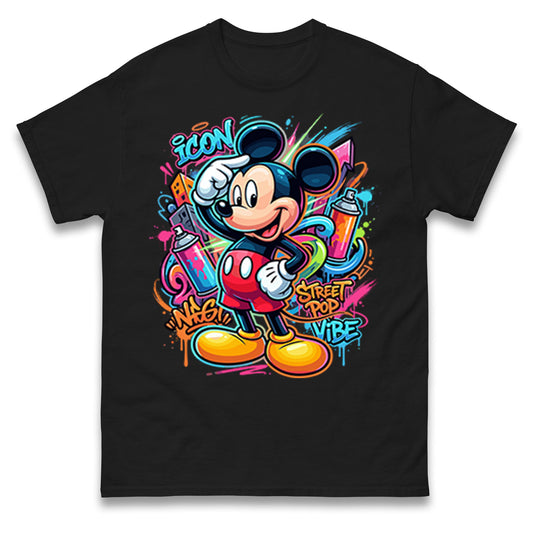 Graffiti Mickey T Shirt