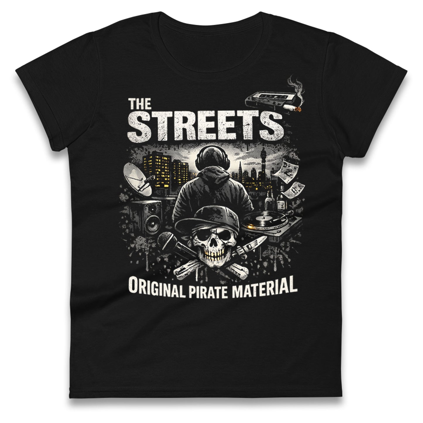 The Streets Original Pirate Material Ladies T Shirt 