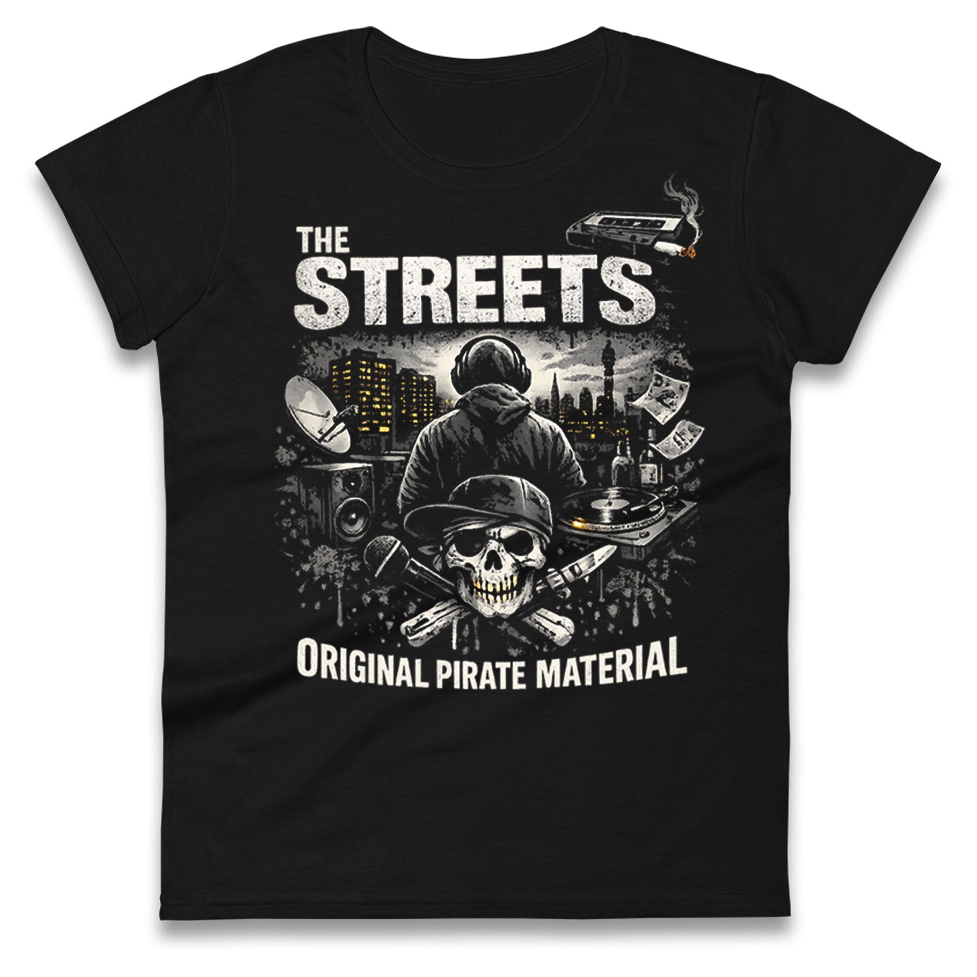 The Streets Original Pirate Material Ladies T Shirt 