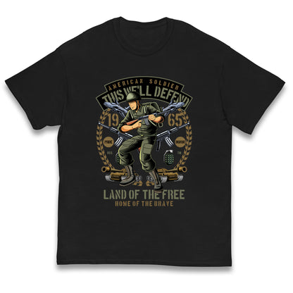 American Soldier Kids T Shirt