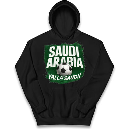 Saudi Arabia Retro World Cup Kids Hoodie