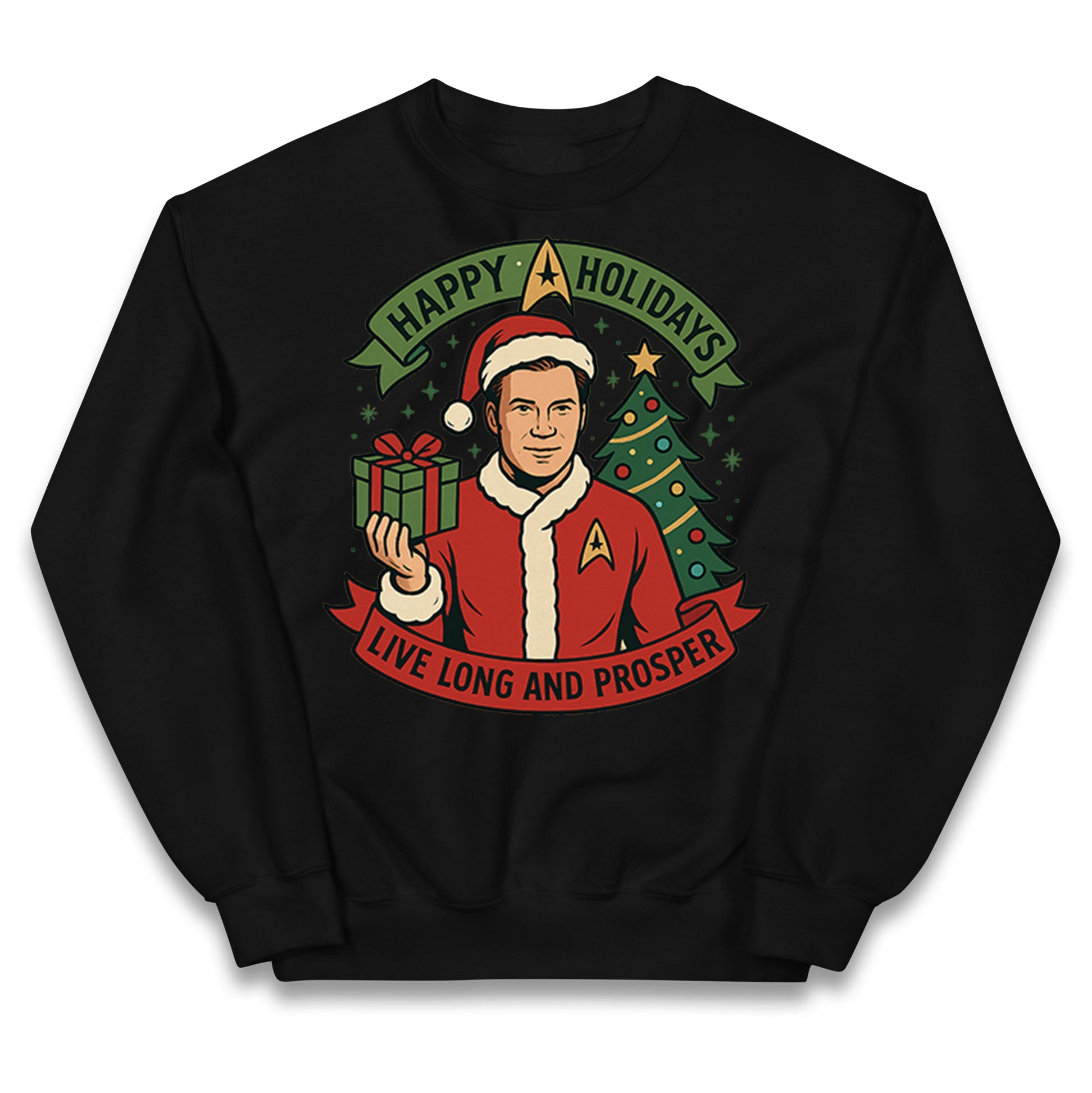 Star Trek Christmas Kids Jumper