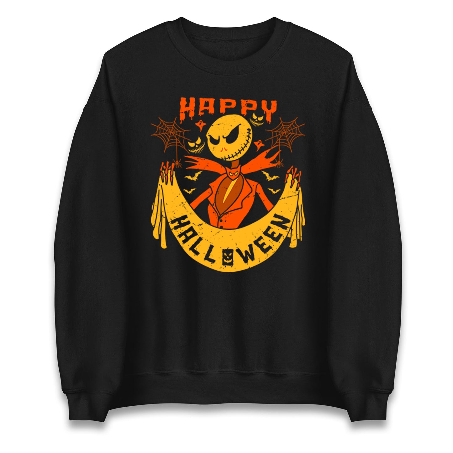 Jack Skellington Happy Halloween Unisex Sweatshirt
