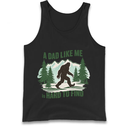 Retro Funny Bigfoot Dad Tank Top