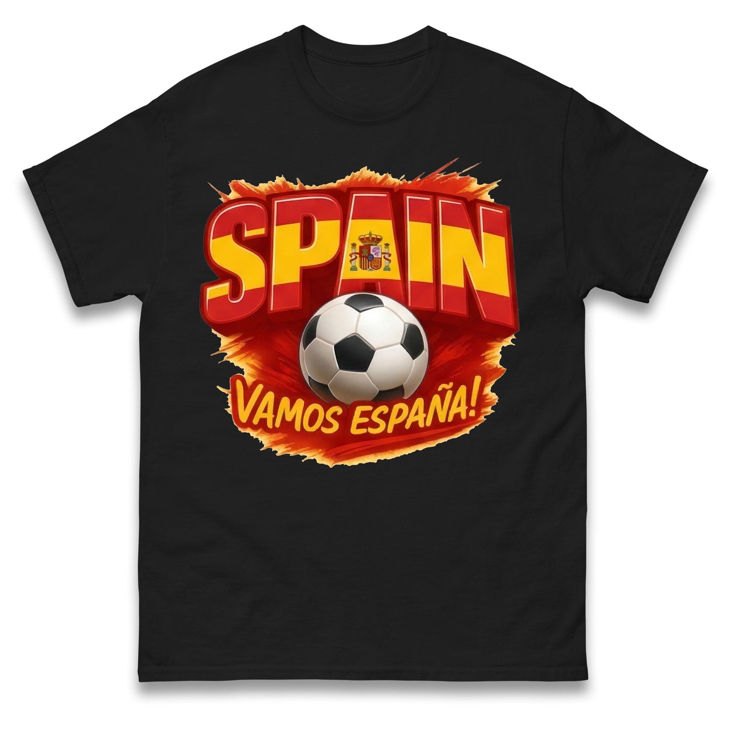 Spain Retro World Cup T Shirt