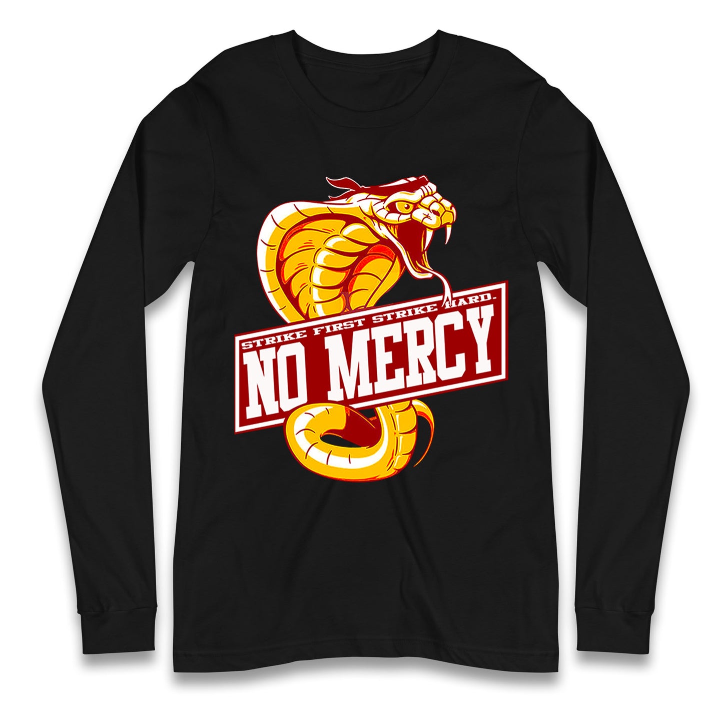 Cobra Kai No Mercy Long Sleeve T Shirt