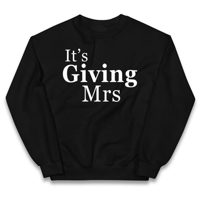 It’s Giving Mrs Kids Jumper