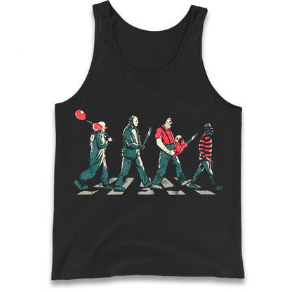 Horror Characters Friends Spoof Halloween Tank Top