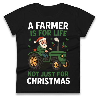 Farmer Christmas Ladies T Shirt